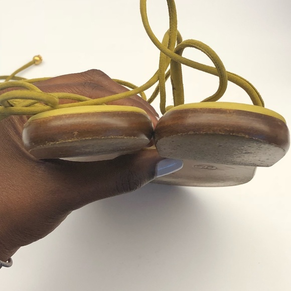 100% Authentic Chanel Camellia Suede Sandals - Picture 7 of 8